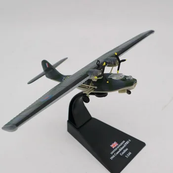 1/144 WW2 בריטניה ראפ קלאסי המאוחדים PBY 5 קטלינה מטוסי קרב Canso מטוס אמפיבי diecast דגם רכב צעצוע צבאי