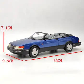 1:18 מידה סאאב 900 Cabrio 1987 להמרה שרף דגם המכונית אוסף מזכרות להציג קישוטים לרכב צעצוע