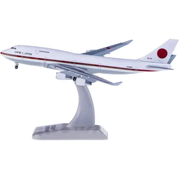 1/500 מידה JASDF בואינג 747-400 של חברת תעופה מטוס מטוס מטוס פלסטיק ABS הרכבה, דגמי צעצועים לאסוף אספנות מתנה