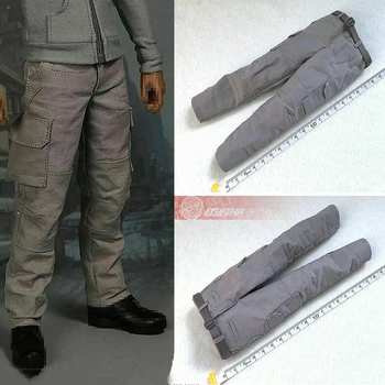 1:6 בקנה מידה אפור סרבל טקטי מכנסיים עם חגורה מתאימה 12