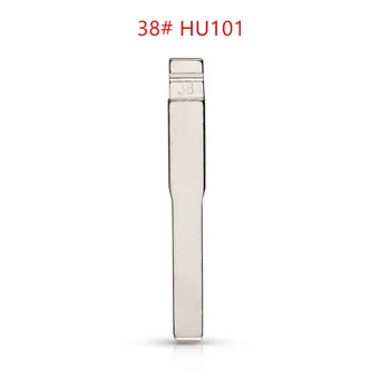 10pcs keydiy KD xhorse VVDI JMD להב מתכת מלוטשים 38# HU101 הפוך המרוחק מפתח להב 38# HU101 עבור פורד פוקוס