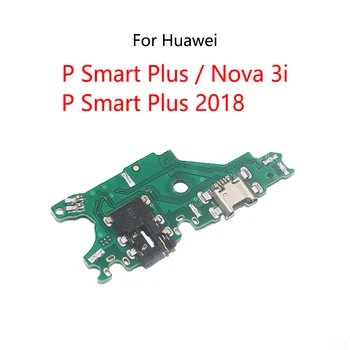 10PCS/הרבה עבור Huawei נובה 3i / P חכם בנוסף 2018 USB טעינת Dock יציאת שקע ג ' ק מחבר מטען לוח להגמיש כבלים