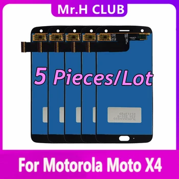 5 חתיכות/הרבה עבור Motorola Moto X4 XT1900 XT1900-1 XT1900-7 XT1900-4 תצוגת LCD עם מסך מגע דיגיטלית חיישן הרכבה