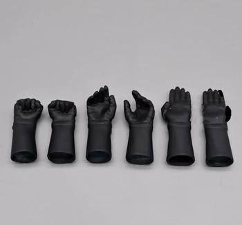 6pcs/סט אופנה מכונאי שחור שיש סוגים יד כפפות מודלים במשך 12