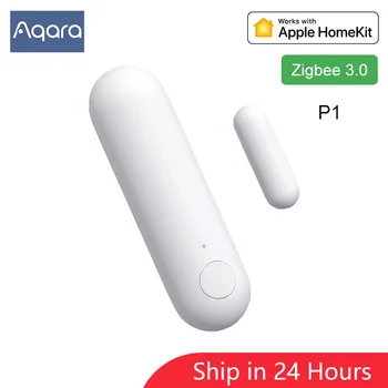 Aqara הדלת חלון החיישן P1 Zigbee 3.0 חיבור אלחוטי מיני חכם הדלת חיישן עבור אפל Homekit בית חכם Aqara APP
