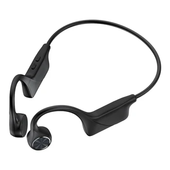 DG06 עצם הולכה אוזניות אלחוטיות Bluetooth 5.0 אוזניות עמיד למים ללא ידיים אוזניות w/ מיקרופון עבור ספורט תחת כיפת השמיים נהגים
