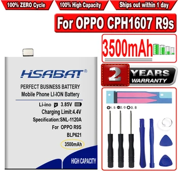 HSABAT 3500mAh BLP621 סוללה עבור OPPO R9S R9SM R9STM