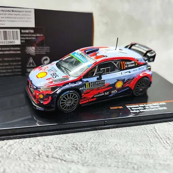 IXO 1/43 יונדאי i20 קופה WRC #11 מכונית מירוץ דגם צעצוע 2019 מונטה קרלו Diecast סגסוגת מתכת אוסף צעצועים רכב