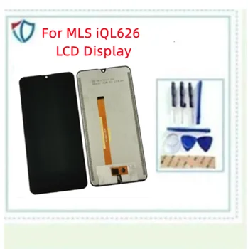 MLS iQL626 תצוגת LCD מסך מגע דיגיטלית הרכבה החלפה עם מסגרת כלים+מדבקת 3M