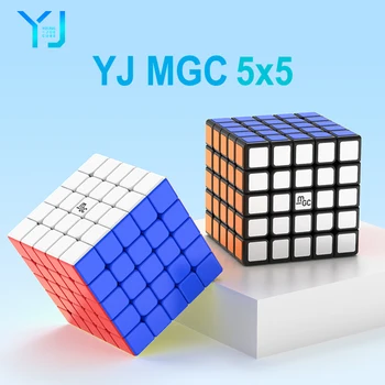 YJ לMGC 5x5 מ 'מגנטיים קסם מהירות הקוביה Stickerless מקצועי מתעצבן לMGC 5 מ' צעצועים Cubo Magico פאזל לMGC 5M