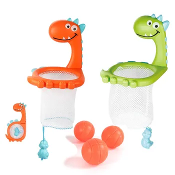 בייבי צעצועי אמבטיה לזרוק סל צעצועים ילד פעוט מים צעצוע אמבטיה יריות כדורסל עם 3 כדורים לילדים צעצועי בריכה.