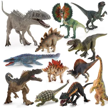 היורה סימולציה מוצק טירנוזאורוס רקס הולוסירפטור, טירנוזאורוס רקס, דינוזאור דגם צעצוע פסלון ד'action Kawaii חידוש 19