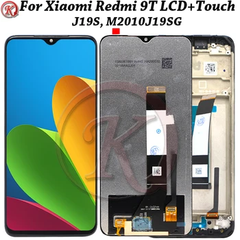 המקורי על Redmi 9T תצוגת LCD+Touch Screen Panel הדיגיטציה להרכבה עם מסגרת Xiaomi Redmi 9T J19S M2010J19SG LCD