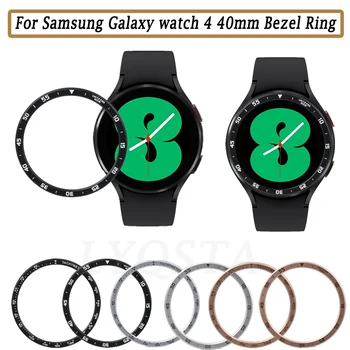 חדש לוח עבור Samsung Galaxy Watch4 40mm Smartwatch כיסוי ספורט דבק מקרה פגוש טבעת גלקסיה השעון 4 40mm כיסוי לוח הטבעת