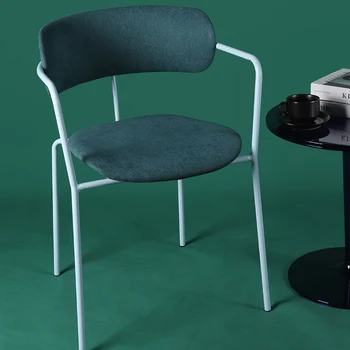 חיצונית נורדי האוכל כיסאות חוף גיימר דקורטיביים קפה בר האוכל הכיסא המודרני בודדים Silla Cocina ריהוט הבית DX50CY