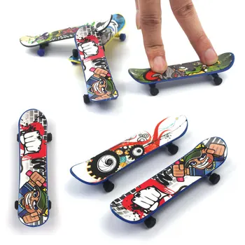 ילדים חינוכי מתעצבן צעצועים יצירתי האצבע תנועה מיני האצבע סקייטבורד פלסטיק/סגסוגת סקייט עלייה למטוס ילדים צעצוע מתנות