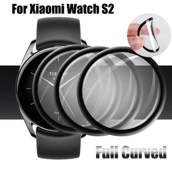 כיסוי מלא 3D מעוקל Smartwatch מגן רך סרטים Xiaomi לצפות S2 42/46MM HD מגן מסך ברור לא זכוכית