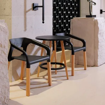 נורדי האוכל הכיסא ריהוט למטבח בחזרה בכיסא פנאי מודרני פשוט כורסה עיצוב יצירתי מחשב במשרד כסאות אוכל TG