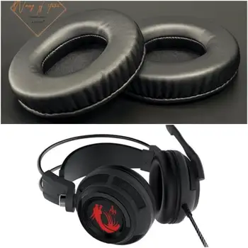 עבה עור רך משטח אוזן קצף כרית לכסות את האוזניים עבור MSI Gaming Headphone