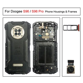 עבור Doogee S96 Pro טלפון מעטה מסגרות חזרה מקרים עם מצלמה /חריץ לכרטיס עבור Doogee S96 הסוללה Case כיסוי חלקי תיקון