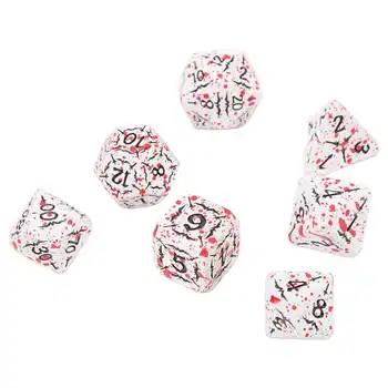 קוביות Polyhedral להגדיר ברור את מספר השולחן משחקי קוביות בשביל לשחק משחקי תפקידים
