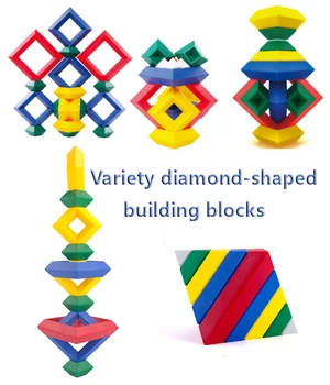 קסם עץ הקוביה יצירתי הפירמידה הקוביה אינספור סוגים של כתיב חינוך צעצועי מונטסורי צעצועים לתינוק ילדים הפירמידה צורה