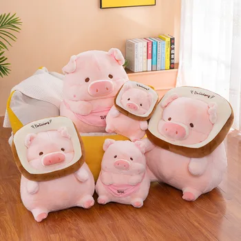קריקטורה חמודה קטיפה בובה לחם חזיר בובה עמ כותנה מלא רך ארנב קטיפה עבור נערות וילדים המתנה של רב-גודל אופציונלי